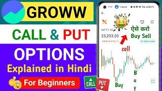 Call and Put Options Explained Groww 2025 | Groww App Call & Put Options Kaise Buy Kare