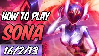 SONA MID | New 45% CDR Build & Runes | 56k DMG | Diamond Commentary | League of Legends | S9