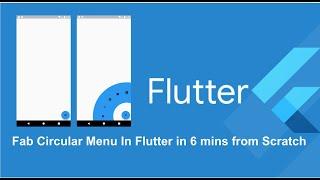 Flutter | Fab Circular Menu in flutter in 6 mins | Flutter animation