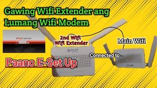 PAANO MAGING WIFI REPEATER ANG LUMANG PLDT Home Fbr WIFI MODEM