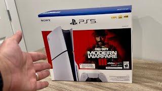 NEW PS5 Slim Unboxing! Modern Warfare 3 Black Friday Bundle