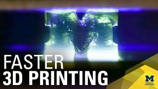 3D printing 100 times faster with resin