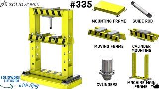 Exclusive Tutorial: Building a 10 Ton Hydraulic Press #335 |H Frame Hydraulic Press|#designwithajay