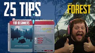 The Forest - 25 Tips and Tricks for Beginners 2022!!
