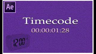 Create Timecode/Clock in After Effect Tutorial in Hindi | ROHITVFX