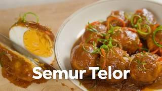 RESEP SEMUR TELUR ! MANIS GURIH TINGGAL TAMBAH NASI !