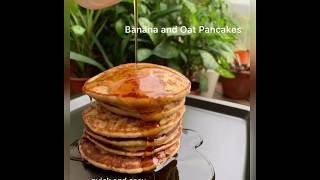 Banana and Oat Pancakes ( gluten free )