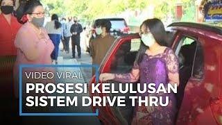 Viral Video Prosesi Kelulusan Siswa SMA secara Drive Thru, Mengobati Rasa Kangen pada Sekolah