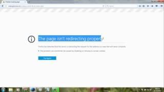 Fix ERR TOO MANY REDIRECTS  This page isn’t working in google chrome