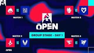 BLAST Premier Open Spring '25, Day 1 - Spirit v Huns, MOUZ v Falcons, Vitality v Astralis, FaZe v VP