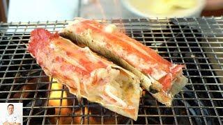 BIG MEAT Grilled Alaskan King Crab Legs | Sent From Fan