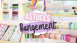 7 ASTUCES DE RANGEMENT & ORGANISATION ECONOMIQUES  - BUREAU ATELIER DIY FACILE craft room storage