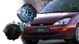 Очень простая замена помпы Ford focus  1.8