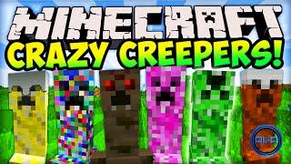 Minecraft CRAZY CREEPERS! (EPIC CREEPER MOD) - Minecraft Mods