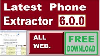 social phone extractor - social phone extractor pro 2022 free download