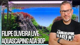 Filipe Oliveira ADA 90P live aquascaping session @De Wase Aquarium & Vijverwinkel