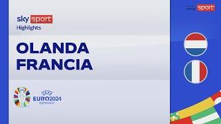 Olanda-Francia 0-0: gli highlights degli Europei 2024