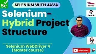 Session 63: Selenium-Hybrid Project Structure & Create Page Object classes for REAL Project!