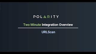 Two Minute Integration Overview: URLScan