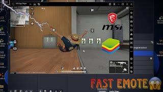 HOW TO DO FAST EMOTE IN PC | FAST EMOTE SETTINGS | PC MACRO | BLUESTACKS , MSI PLAYER | FREE FIRE 