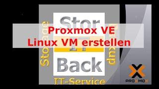 Proxmox VE - Linux VM anlegen