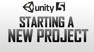 Starting a new project / Importing standard assets in Unity 5