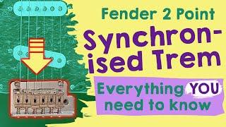 How the Fender 2 point synchronized tremolo system works.