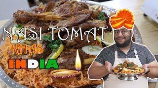 CARA MEMBUAT NASI TOMAT KHAS INDIA / HOW TO MAKE INDIAN TOMATO RICE