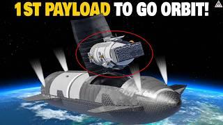 Just Happened! SpaceX Revealed 1st Starship Payload Deployed to Orbit that Shocked NASA&Blue Origin