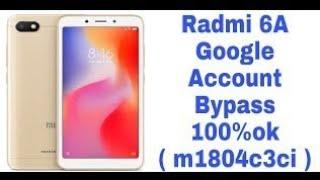 Xiaomi Redmi 6A FRP Unlock or Google Account Bypass || MIUI 11 (Without PC)