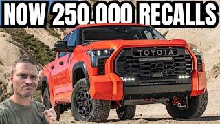 Over 250,000 New Toyota Recalls & 3rd Gen Tundra Engine Updates