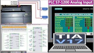 PLC S7-1200 Analog input full tutorial