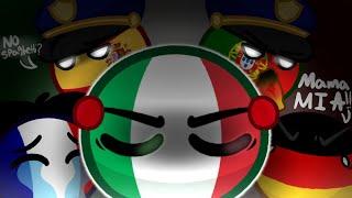 EUROPEAN COUNTRIES BULLYING ITALY FOR 30 SECONDS... 《Countryballs Animation》