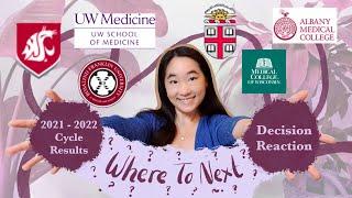 Medical School 2021-2022 Application Cycle Results w/ School List + Decision Reaction