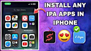 How To Download Esign IOS | Any IPA Files Install | Techno Editz