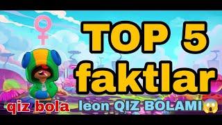 BRAWL STARS TOP 5 FAKTLAR  UZBEKCHA