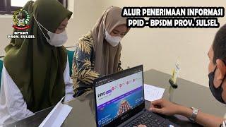 VIDEO ALUR PERMOHONAN INFORMASI BPSDM PROV  SULSEL