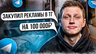 Как правильно закупать рекламу в телеграм? Пример закупа на канал от 100 000 подписчиков