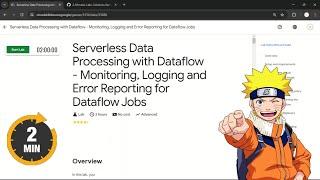 Serverless Data Processing with Dataflow - Monitoring, Logging and Error Reporting for Dataflow Jobs