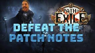 Mindset of  Beating Patch Notes and Having Fun in PoE 3.15