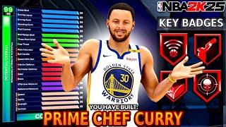 PRIME Steph Curry Build with 99 3pt: Best PG Build in NBA 2k25!