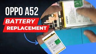 Oppo A52 Battery replacement |how to replace Oppo a52 battery #oppo #repair #battery @HelloPhones