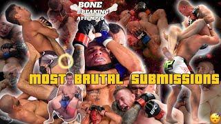 The Top Most Brutal and Craziest Submissions in MMA History - Bone Breaking -MMA Fighter passing out