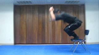 Korean Ninjutsu 1dan back break fall.