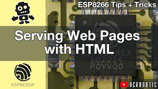 ESP8266 Web Server HTML Webpages Using Arduino IDE (Mac OSX and Windows)