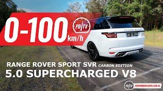 2021 Range Rover Sport SVR (Carbon Edition) 0-100km/h & engine sound