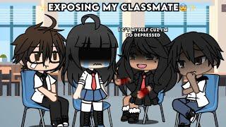 Exposing my CLASSMATE who fakes her DEPRESSION  Part 3 TW: BL00D