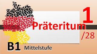 B1. Урок 1: Präteritum. Образование форм прошедшего времени в немецком. Самый легкий курс #deutsch