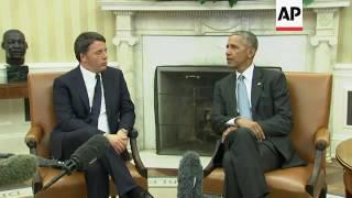 Obama and Renzi in final Oval Office meeting