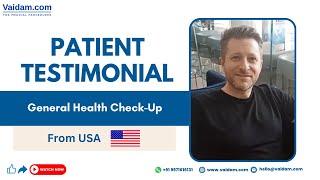 Health Check-up in Thailand | Patient from the USA